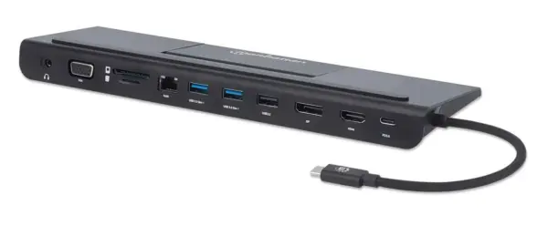 Docking Station MANHATTAN 153478 - Aluminio