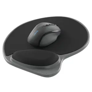 Mousepad con descansa Muñecas de Gel  KENSINGTON P8691 - Negro, Monótono