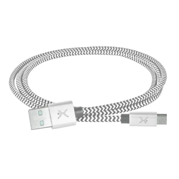 Cable USB A  Micro USB PERFECT CHOICE PC-101680 - Plata