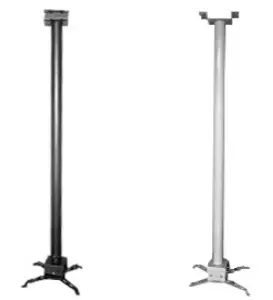 Soporte para proyector GENERICO - 20 kg, Color blanco, Acero, Videoproyector