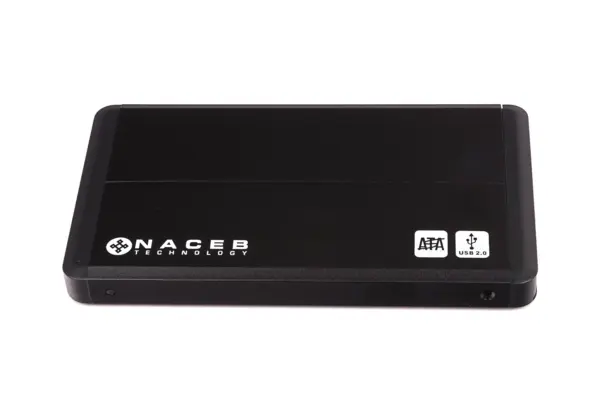 Gabinete para Disco Duro Naceb Technology NA-280 - 1 TB, USB 2.0, 2.5 pulgadas, Negro