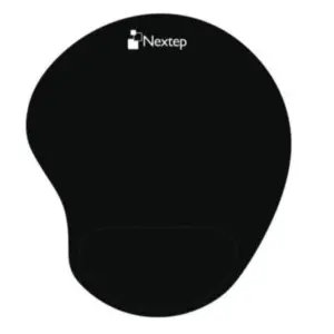Mouse Pad Nextep NE-418C Ergonómico Gel Color Negro con almohadilla dimensiones 23 cm y 20 cm 170 gr -