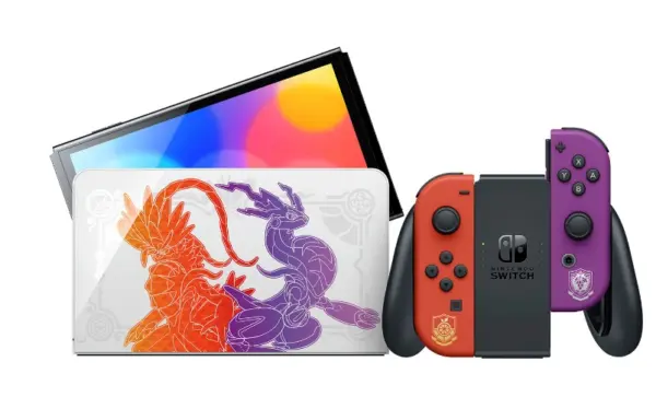 Consola Nintendo Switch Oled Versión Pokemon. 64GB. -