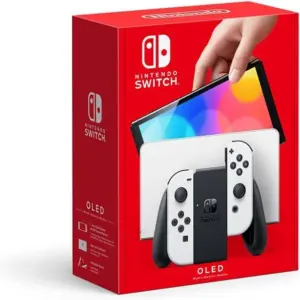 Nintendo Switch OLED Color Joycons Blanco. Version Internacional -