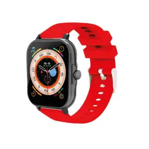Smartwatch NECNON NSW-201 1.81 pulgadas Full Touch IP67 BT 5.0 Android/IOS Negro/Rojo -