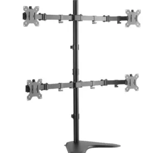 Soporte de Escritorio OVALTECH OVME-Q1332 para 4 Monitores LCD de 13 pulgadas a 32 pulgadas (Resistencia 8kgs) -