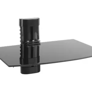 Repisa Flotante Estante en Vidrio Templado OVREP-291 OVALTECH de 36 cm -