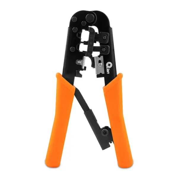 Pinzas Ponchadoras  Qian QYZ-042CT - Negro, Naranja, RJ-11, RJ-45