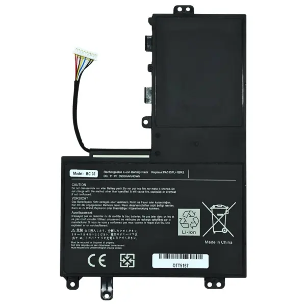 Bateria interna para computadora marca OVALTECH OTT5157 -