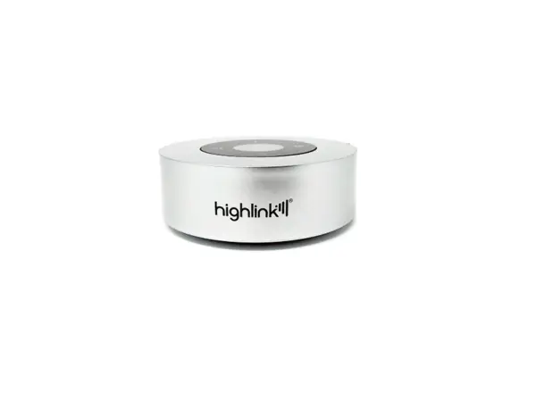 Bocina Inalámbrica Highlink Touch Gris - lector micro SD, batería recargable,