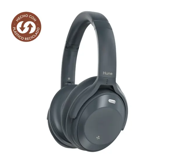 Audífonos Inalámbricos On ear con Cancelación de Ruido Híbrida AT-AUR-HE-039 - Tipo C. BT 5.3. IPX4 - . Frecuencia de respuesta 20hz-20khz.
