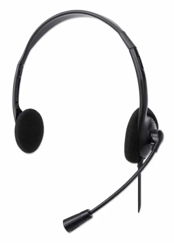 179850 Diadema estereo con microfono conexión USB-A: Audio de alta calidad y gran claridad de llamada - ideal para aplicaciones en casa y en la oficina