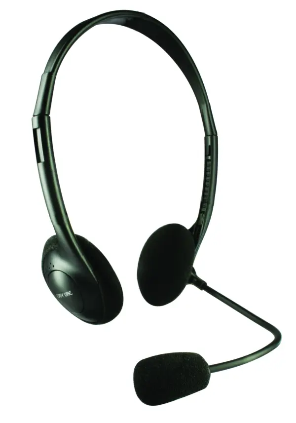 Audífono Easy Line EL-993148 - Diadema, Negro