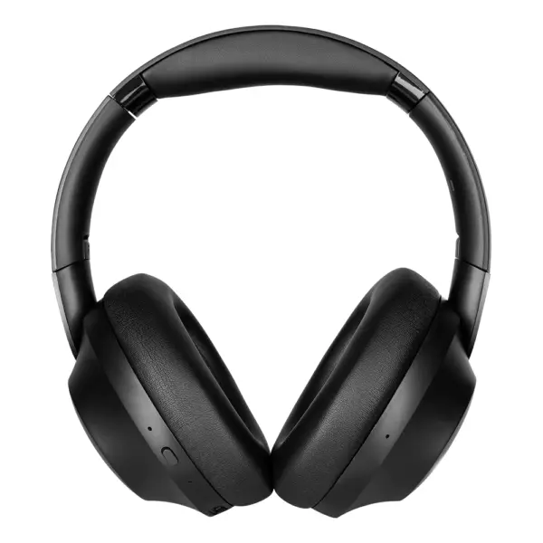 DIADEMA VORAGO HPB-505  BLUETOOTH 5.0 CON ANC - 60 HRS DE AUTONOMÍA CON SONIDO PREMIUM, SUPER BASS Y BAJA LATENCIA COLOR NEGRO