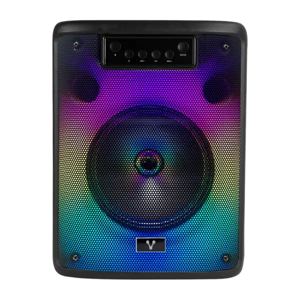 BAFLE VORAGO KSP-303 NEGRO 4 10WATTS RMS / RECARGABLE / TWS BT 4HRS CARGA USB TIPO C -