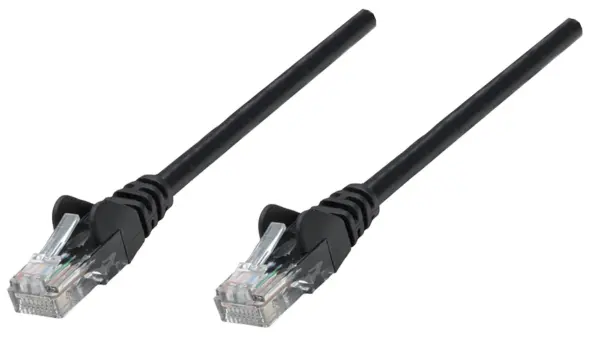 Cable de Red Cat6a S/FTP INTELLINET 741538 - 2, 1 m, RJ-45, RJ-45, Macho/Macho, Negro