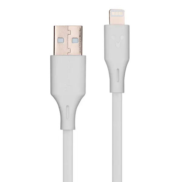 Cables USB VORAGO CAB-L01W - USB A, Lightning, 1 m, Blanco