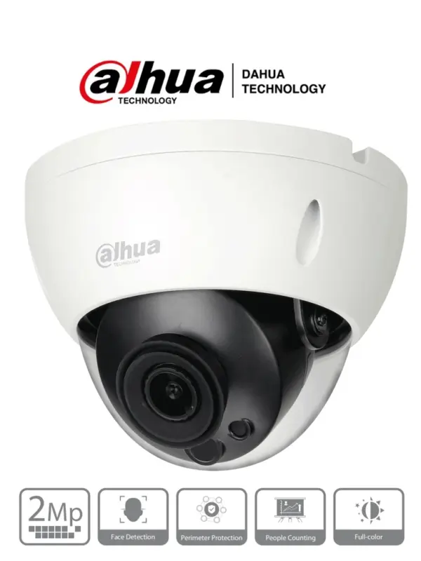 Cámara IP Domo Full Color Dahua Technology DH-IPC-HDBW5241RN-ASE-NI-0360B -