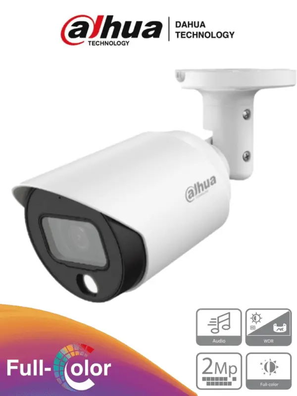 Cámara Análoga Bala Dahua Technology DH-HAC-HFW1239TN-A-LED-0360B -
