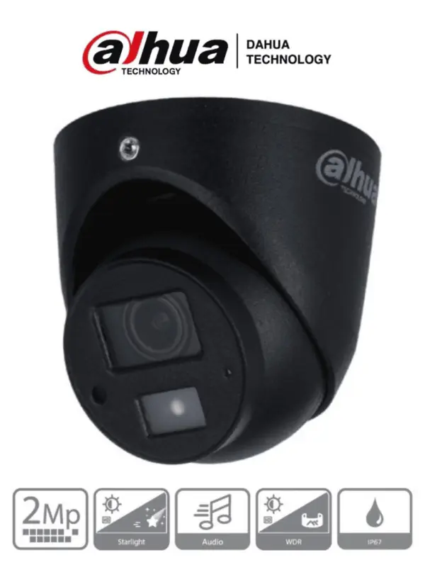 Cámara Mini Domo Dahua Technology DH-HAC-HDW1231GN-A-0280B -