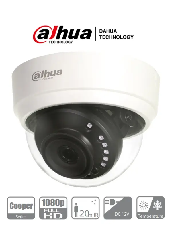 Cámara Domo Dahua Technology DH-HAC-D1A21N-0280B -