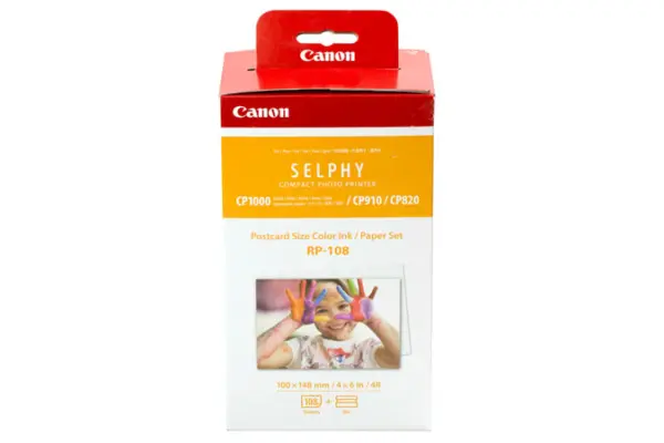 Cartucho para Sublimación RP-108 CANON - Incluye 100 Hojas Tamaño Postal