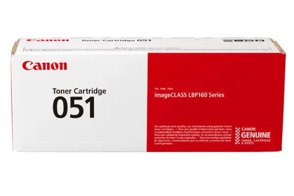 Cartucho CANON 051 BK - Negro, Laser