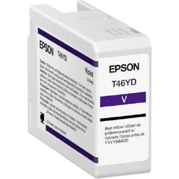 Cartucho Epson Pro10 T46YD00 Tinta UltraChrome Violet 50ML Compatible para SureColor P900 -