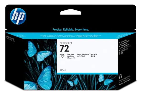 Tinta HP 72 - C9370A, Negro Fotográfico 130ml