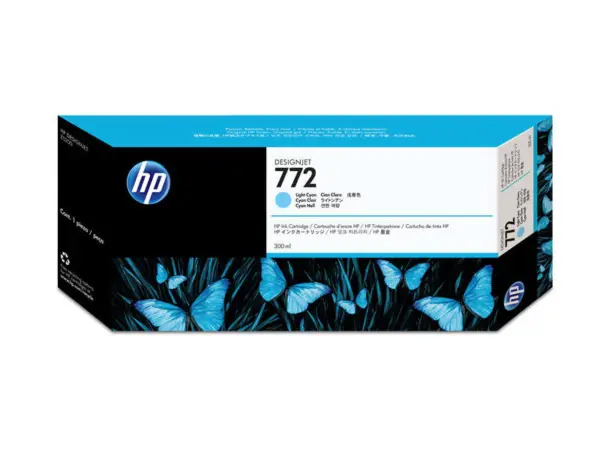 Tinta HP 772 - CN632A, Cian Claro 300ml