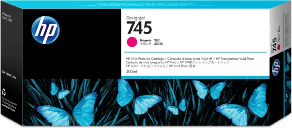 Tinta HP 745 - F9K01A, Magenta 300ml