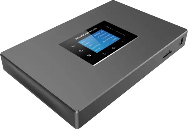 Conmutador IP para hasta 500 usuarios y 75 llamadas simultaneas - 1 FXS, 1FXO, Plataforma de conferencias y reuniones, WAVE, GDMS
