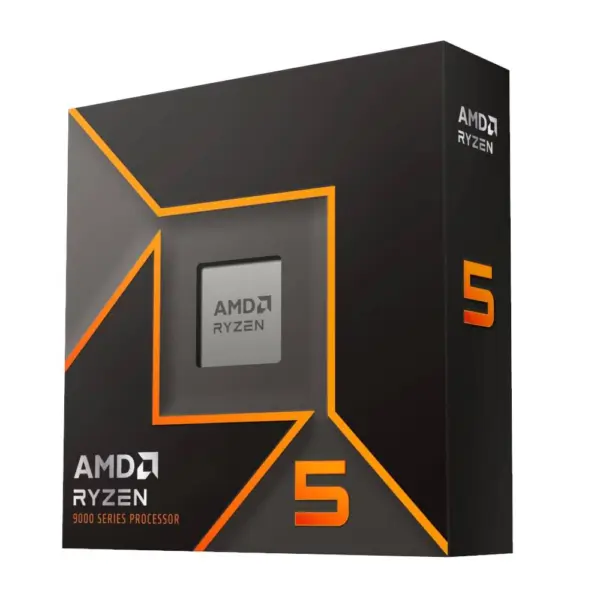 AMD RYZEN 5 9600X - 6 núcleos, socket AM5, No incluye ventilador, Con gráficos incluidos.