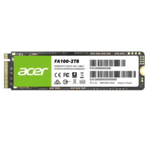 Unidad de Estado Solido ACER FA100 - 2 TB, 3300 MB/s, 2700 MB/s