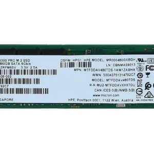 SSD HPE 480 GB SATA 6G lectura intensiva M.2 -