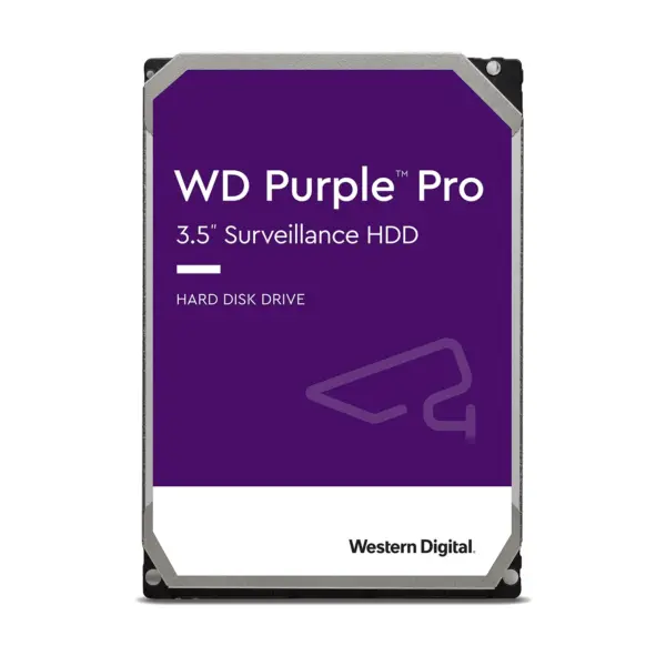 Disco Duro WESTERN DIGITAL WD8001PURP PURPLE PRO 8 TB  3.5 Pulgadas - SATA 6 Gbps, 256 MB Caché. 7200 RPM.