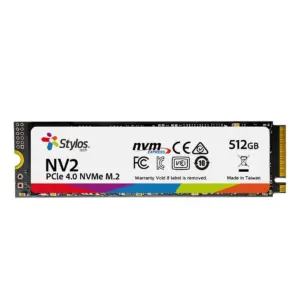 SSD Stylos STMSSDM21B - 512 GB, PCI Express 3.0, 3000 MB/s, 2500 Mb/s