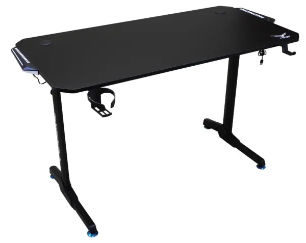 Escritorio gaming Naceb de fibra de carbono con iluminacion LED NA-0628 -