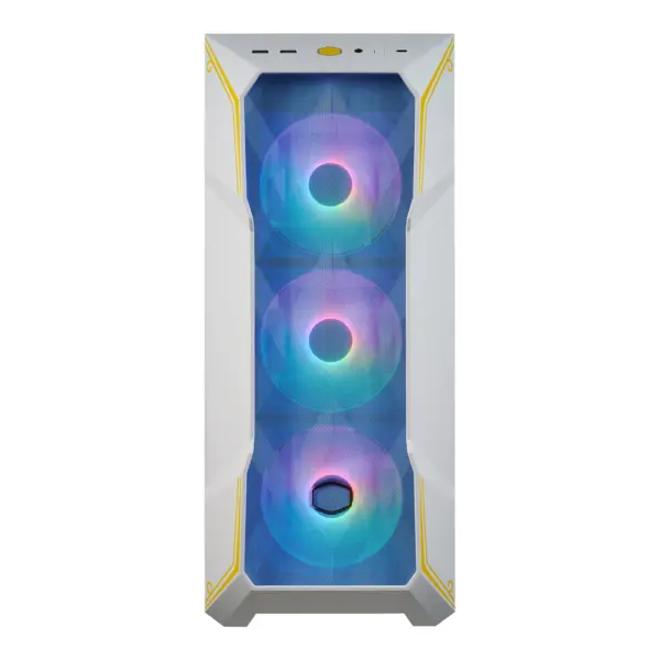 Gabinete COOLER MASTER  TD500V2-WGNN-SCL Mesh V2 Chun-Li con Ventana - 4 Ventiladores ARGB Instalados 120 mm, blanco