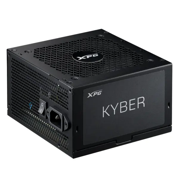 Fuente de Poder XPG KYBER - 650W, No modular. Color NEGRO.  KYBER650G-BKCUS