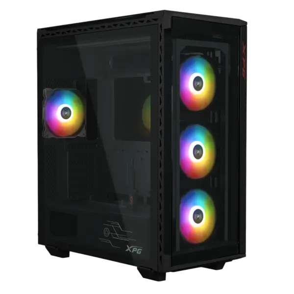 Gabinete GAMER XPG BATTLECRUISER II. Media torre (E-ATX - ATX, Micro-ATX, Mini-ITX). BATTLECRUISERIIST-BKCWW
