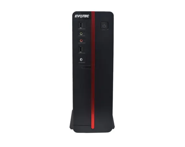Gabinete EVOTEC Viena Slim - Gabinete, m-ATX, Negro, 600 W