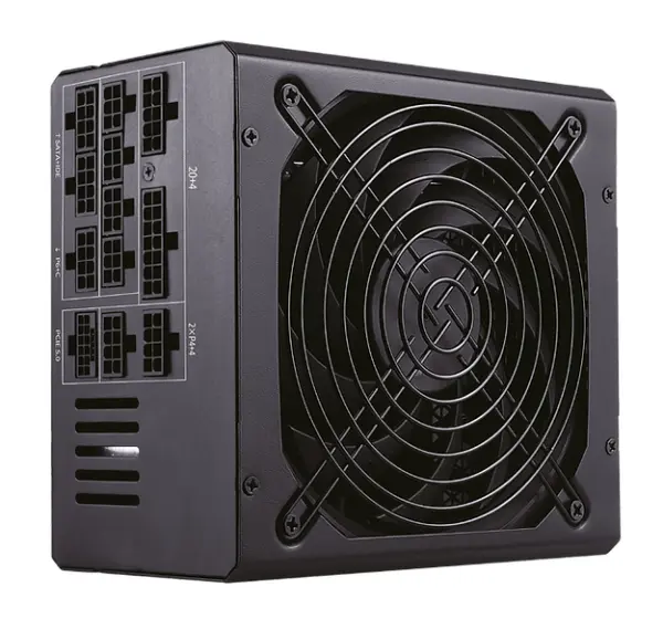 Fuente de poder GAMER NACEB na-0627 1000w 80 plus Gold Modular - Conectores: 1x 20 4pin - 2x 8pin (p4 p4) - 3x PCIe 6 2p - 3x Molex - SATA (3 1) – 1 PCIe 5.
