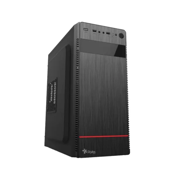 Gabinete con Fuente de Poder Stylos. STPGAC4B -