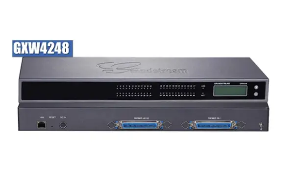 Gateway VoIP analogico 48 FXS 2 puertos telco 50 pins p/montaje en rack -