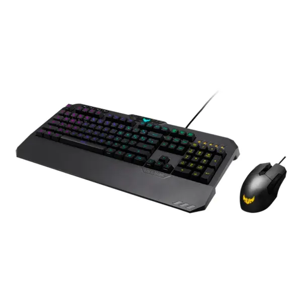 Kit de Teclado y Mouse Gamer ASUS TUF Gaming / Alámbrico / USB / RGB / CB02 TUF GAMING COMBO/US -