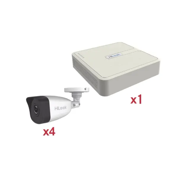 Kit de videovigilancia HIKVISION KIP2MP/4B - 4, 1920 x 1080 Pixeles, 2 MP