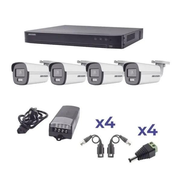 Kit de Videovigilancia HIKVISION KH1080P4BC - 4, 1920 x 1080 Pixeles, 2 MP