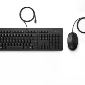 Kit de Teclado y Mouse HP 225 286J4AA - alambrico, Compatible con equipos HP con puerto USB-A disponible