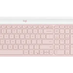 Kit Teclado y Mouse  LOGITECH - Rosa, 10 m